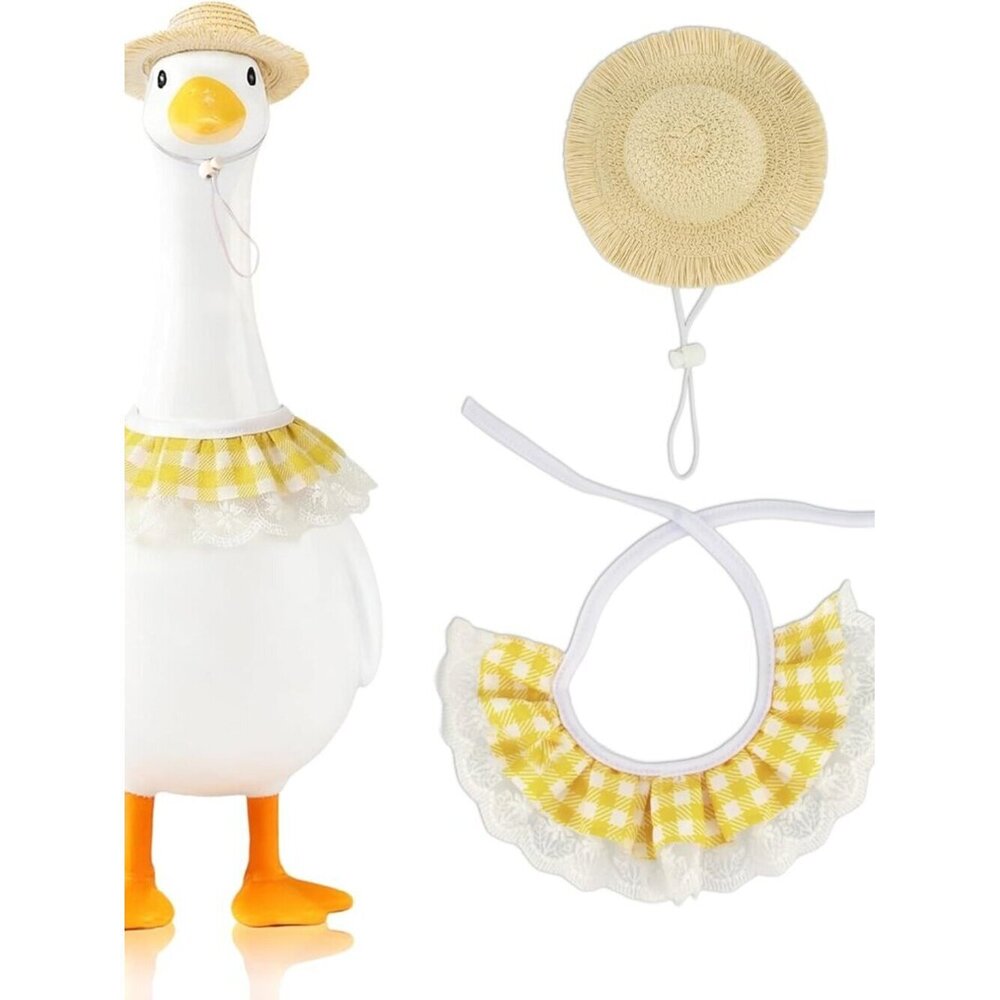 Spring Porch Goose Outfit Goose Pastoral Style Outfit for 23" Cement or
